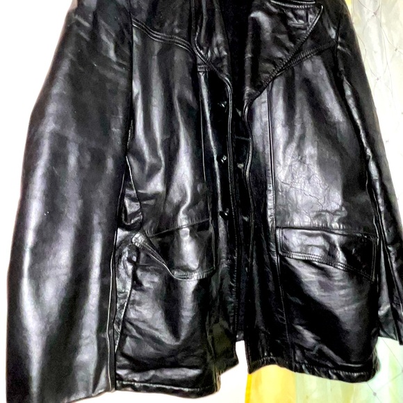 1970 vintage authentic leather jacket